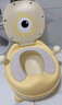 世纪宝贝（babyhood）大眼仔座便器 儿童小马桶坐便器 男女宝宝便携小便盆 PU软垫107黄 实拍图