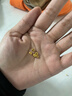 御邪足金999光面算盘珠隔断珠黄金垫片DIY手串手链金配饰 算盘珠:约0.03g（预售） 实拍图