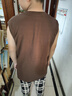 纯棉背心男士运动无袖T恤夏季薄款宽松外穿篮球跨栏坎肩宽肩健身 咖啡 B03 2XL 建议135-150斤 实拍图