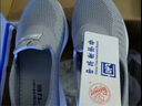回力（Warrior）官方妈妈鞋夏季女鞋一脚蹬老人鞋软底健步鞋运动休闲鞋子 灰色36 实拍图