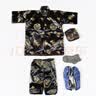 九孝堂中元节七月半清明寒衣祭祀用品纸衣服男女纸衣烧纸送全套用衣服棉衣高档套装加大布料加棉加厚明日送达布料鞋 女款-粉色5件套长裤版+厚棉被3件套* 实拍图