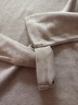 优衣库女装HEATTECH摇粒绒两翻领套头衫/长袖高领470142 32 深米色 XL /165/92A 实拍图