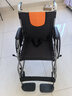 鱼跃 (yuwell)手动轮椅车H062折叠老人轻便免充气铝合金旅行手推代步 实拍图