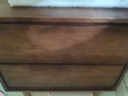 大海边实木床头柜北欧简约现代储物柜2025原木风家用卧室客厅床边收纳柜 胡桃色【橡胶木+整装发货】 【终身质保】宽45*深40*高50CM 实拍图
