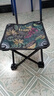 爆品椅子板凳小椅子户外钓椅马扎钓鱼便捷多功能超轻四角凳子马扎 户外小马扎-枫叶蓝色(活动) 实拍图