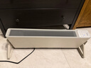 美的（Midea）【随变暖】石墨烯家用踢脚线取暖器/语音智能浴室暖风机/节能电热电暖器/可立可卧电暖气NDS-BZT 实拍图