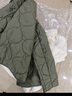 无印良品（MUJI） 女式 蓬松棉服绗缝夹克 女装外套女款棉衣25年冬季 BD10NA5A 卡其绿 L (165/88A) 实拍图