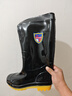 双星八特 高筒雨鞋雨靴男防滑塑胶雨天 38cm码男女通用 41码 实拍图