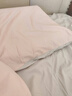 MIDO HOUSE铭都床上用品全棉磨毛四件套纯棉秋冬季床单被套100支A类四件套200X230云霜粉 实拍图