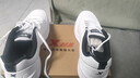 特步男鞋新款冬季休闲运动鞋子2025防水皮面男士保暖通勤正品牌跑步鞋 白黑（店长推荐） 42 实拍图