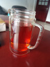富光高硼硅玻璃杯大容量带茶隔水杯便携带把办公泡茶杯子办公杯子 实拍图