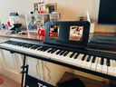 特伦斯电子琴88键折叠琴成人儿童初学电钢键盘教学乐器V10便携钢琴 典雅黑+原装琴包+Z型琴架 实拍图