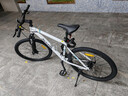 喜德盛（xds）山地自行车黑客350/旭日310 X6铝合金车架21速变速机械碟刹 黑客350白灰色17寸（25款） 实拍图