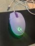 罗技（G）G102 有线游戏鼠标 淡紫色 RGB灯效 轻量化设计 吃鸡鼠标 赛博朋克 200-8000DPI 实拍图