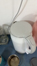 美的（Midea）电热水壶食品级316L不锈钢双层无缝一体内胆防烫烧水壶 1.7L自动智能断电SH17M301PRO 实拍图