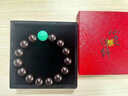 乘鲤本命年印度小叶紫檀手串配绿松男士文玩佛珠念珠手链生日礼物15mm 实拍图