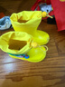 牧萌儿童雨鞋男童女童防水立体宝宝防滑耐磨卡通雨靴 挖掘机恐龙 17码 实拍图