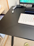 蔓斯菲尔（MSFE）电竞桌台式电脑桌X系列ENF级实木生态板家用书桌办公学习写字桌子 黑色【常规款】X2-100CM 实拍图