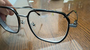 依视路（ESSILOR）男女款商务超轻镜框可配依视路镜片光学近视定制防蓝光平光眼镜 现片2片装 来架加工 镜框+依视路膜岩高清1.60现片 实拍图