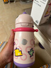 babycare儿童保温杯婴儿吸管水杯水壶不锈钢保温杯上学450ml-新旧款混发 实拍图