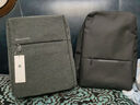 小米（MI）极简都市双肩包男士电脑包旅行出差女书包商务双肩背包深灰色 实拍图