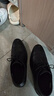 红蜻蜓商务休闲皮鞋男士正装德比鞋加绒棉鞋保暖男鞋WTA7376黑色43 实拍图