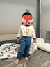 优衣库婴幼儿宝宝绘本合作系列睡衣长袖起居服套装25秋新款478466 64 湖蓝色 90 晒单实拍图
