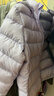 优衣库童装男童女童高级轻型羽绒连帽外套帽子可拆卸471377 71 浅蓝紫色 140 实拍图