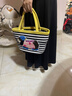 范爷家可爱编织手拎包外出便携收纳包大容量母婴通勤托特包伴手礼水桶包 实拍图