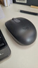 罗技（Logitech）M196 无线蓝牙鼠标 办公鼠标 笔记本商务办公家用 小巧便携 对称手型 石墨灰 实拍图