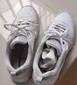 安踏运动鞋女鞋秋冬新款防水皮面跑步鞋休闲鞋百搭轻便软底减震小白鞋 【店长力荐热卖皮面防水鞋】白色 37.5 (235mm) 实拍图