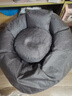 编草人懒人沙发豆袋网红单人沙发椅小户型懒人椅超大可睡觉躺卧小沙发 深灰色【送抱枕+脚凳】 140*170CM【适合身高175-185CM】 实拍图