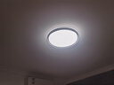 公牛（BULL）LED吸顶灯MX-E048C-BS三段调光卧室灯(M16-A)48W简约灰色 送安装 实拍图