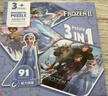 迪士尼（Disney）磁性拼图冰雪奇缘儿童玩具磁贴三折页拼图(9+12+16)片33DF0963 实拍图
