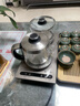 友家铺子（Biooner）全自动上水电热水壶电茶壶茶台烧水壶一体家用办公茶桌茶几嵌入式茶具套装 XT-S07银灰色清洁款1L 实拍图