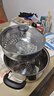 爱仕达（ASD）汤锅 304不锈钢小蒸锅 蒸煮一体汤锅 22CM燃气电磁炉通用奶锅B1-Z 实拍图