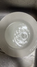 8.75英寸高颜值螺纹草帽盘纯白陶瓷餐盘简约家用意面盘子菜盘汤盘 8.75英寸螺纹草帽盘 1个装 实拍图