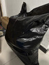 利得平口垃圾袋黑色60*80cm100只单面0.9丝超值装大号物业袋桶分类 实拍图