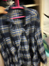 优衣库男女装法兰绒格子衬衫长袖衬衣薄外套481225 480770 481225/30浅米色 L 实拍图
