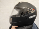 野马（YEMA）3C认证828S摩托车头盔男全盔冬季双镜片机车安全帽 四季通用 均码 亚黑+防雾贴片 实拍图