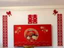 仕彩 订婚布置电视背景墙装饰全套女方结婚用品大全男方婚房卧室客厅 实拍图