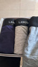 浪莎男士内裤男纯棉10A抗菌平角裤透气中腰男式四角裤男生裤头4条装 实拍图