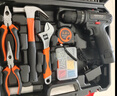 绿林手电钻充电家用组合多功能电钻工具箱套装 12V双速电钻102件套 实拍图