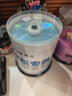紫光DVD+R空白光盘/刻录盘 16速 4.7G 蓝钻系列 桶装100片  实拍图