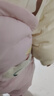 巴拉巴拉童装婴儿连体衣假两件连体羽绒服宝宝衣服冬加厚男童女童儿童 粉红60002-白鸭绒 90 cm-充绒量99g 实拍图