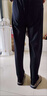 恒源祥品牌高档男装纯棉运动休闲裤男士裤子男秋冬季新款宽松休闲长裤子 直筒深蓝【春秋款】 XL 100%新疆棉 实拍图