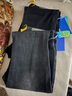 真维斯（Jeanswest）王一博代言牛仔裤男秋冬新款天丝舒适修身直筒高端潮牌休闲裤子男 黑灰+黑色【天丝厚款组合】 33 码(2尺6) 【建议140-150斤】 实拍图
