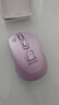联想生态品牌异能者无线双模鼠标蓝牙家用商务办公台式机/小新/拯救者适用可充电可爱女生 喵喵芋圆紫 实拍图