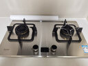 林内（Rinnai）燃气灶家用嵌入式天燃气灶【家电国家补贴20%】台嵌两用5.2kW双眼猛火定时灶具 不锈钢2E08MTX 实拍图