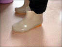 丽都依臣 雨鞋女 低筒劳保防水水鞋时尚外穿雨靴防滑防水胶鞋加厚耐磨钓鱼厨房工地洗车专用定制轻便舒适 实拍图